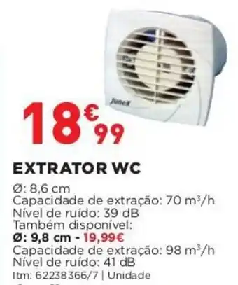 Bricomarché Extrator WC 8,6cm promoção
