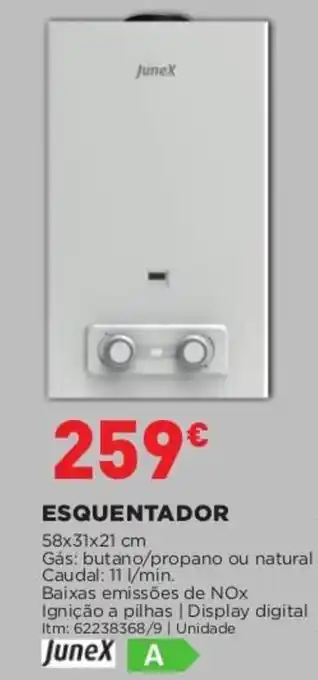 Bricomarché Esquentador 58 x 31 x 21cm promoção