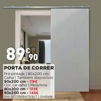 Bricomarché Porta de Correr 80 x 200cm promoção
