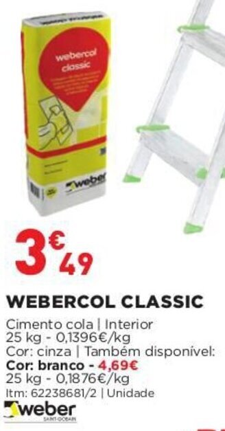 Webercol Classic 25kg