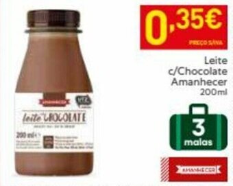 Recheio Leite c/Chocolate Amanhecer 200ml promoção