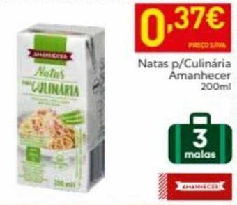 Recheio Natas p/Culinária Amanhecer 200ml promoção
