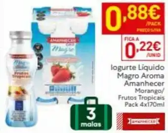 Recheio Iogurte Líquido Magro Aroma Amanhecer 4 x 170ml promoção