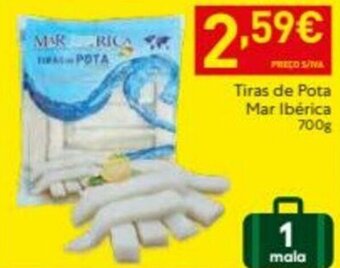 Recheio Tiras de Pota Mar Ibérica 700g promoção