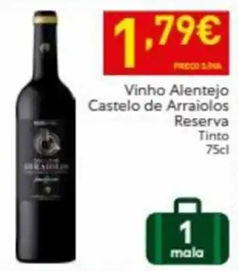 Recheio Vinho Alentejo Castelo de Arraiolos Reserva 75cl promoção