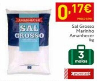 Recheio Sal Grosso Marinho Amanhecer 1kg promoção