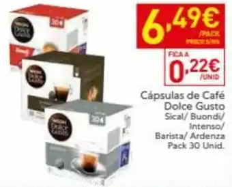 Recheio Cápsulas de Café Dolce Gusto 30 unid promoção