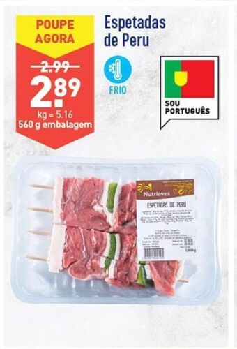 ALDI Espeto de peru promoção