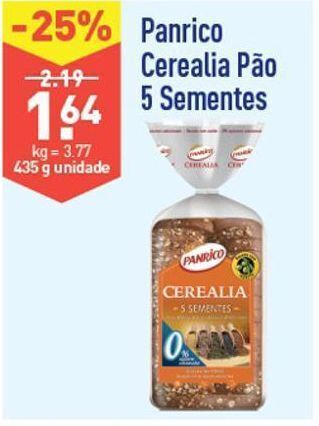 ALDI Pão de forma panrico promoção
