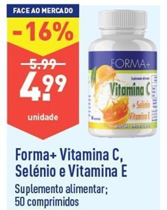 ALDI Vitaminas forma+ promoção