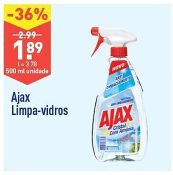 ALDI Limpador de vidro ajax promoção