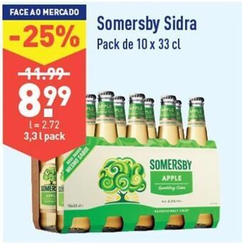ALDI Sidra somersby promoção