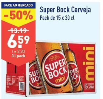 ALDI Cerveja super bock promoção