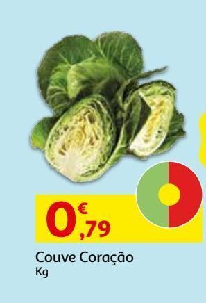 Auchan Couve coração:kg promoção