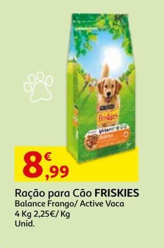 Auchan Ração cão friskies promoção