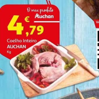 Auchan Coelho inteiro auchan:kg promoção