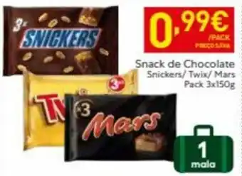 Recheio Snack de Chocolate 3 x 150g promoção