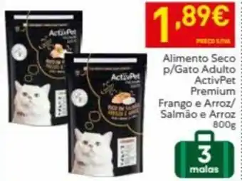 Recheio Alimento Seco p/Gato Adulto ActivPet 800g promoção