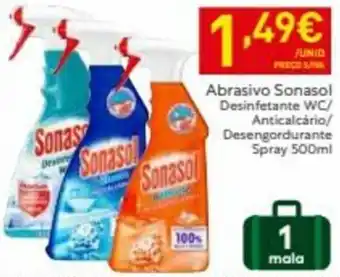 Recheio Abrasivo Sonasol Spray 500ml promoção