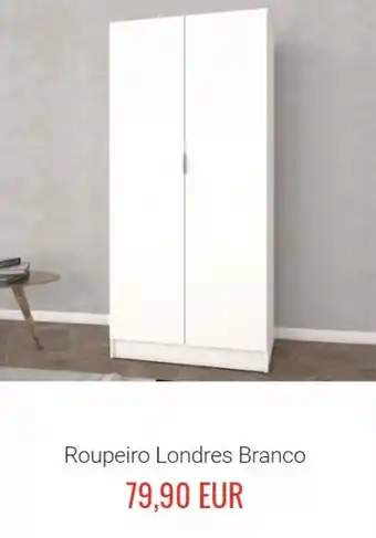 Maxmat Roupeiro Londres Branco promoção