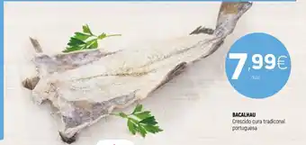 Bacalhau Crescido cura Traditional Portuguesa