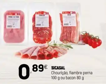 Coviran Sicasal Chourição Fiambre Perna 100g promoção