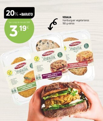 Coviran Vegalia Hamburguer Vegetarianos 160g promoção