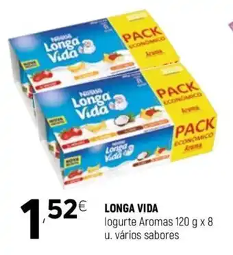 Longa Vida Iogurte Aromas 120gx8