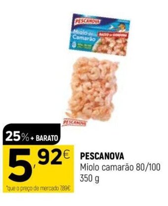 Coviran Pescanova Miolo Camarão 80/100 350g promoção