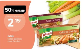 Coviran Knorr Caldos Galinha ou Carne 24 Cubos promoção