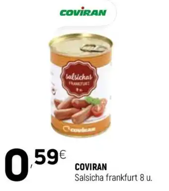 Coviran Salsicha Frankfurt 8 u