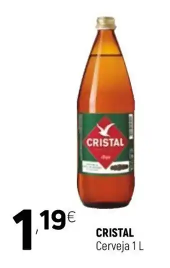 Coviran Cristal Cerveja 1L promoção