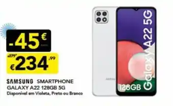 Radio Popular Samsung A22 5G 128GB promoção