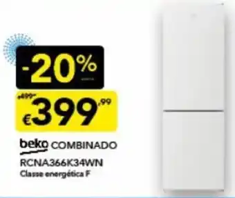 Radio Popular Beko Combinado RCNA366K34WN promoção