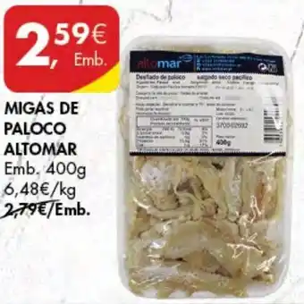 Pingo Doce Migas de Paloco Altomar 400g promoção