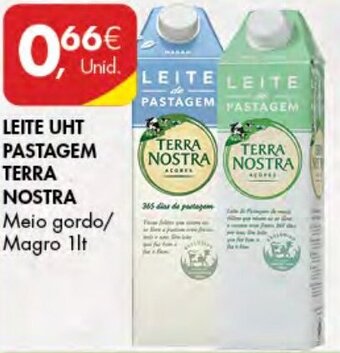 Pingo Doce Leite UHT Pastagem Terra Nostra 1lt promoção