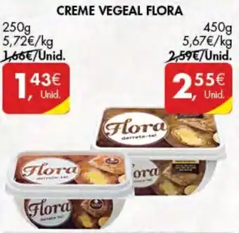 Pingo Doce Creme Vegetal Flora 250g promoção