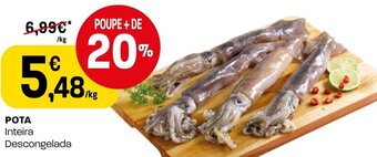 Intermarché Pota Inteira Descongelada promoção
