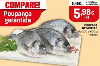 Intermarché Dourada de Viveiro 200 a 600g Fresca promoção