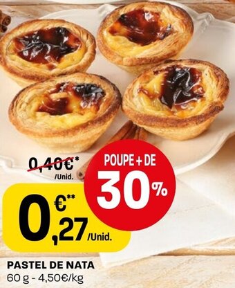 Intermarché Pastel de Nata 60g promoção