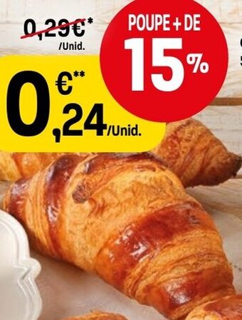 Intermarché Croissant Folhado 50g promoção