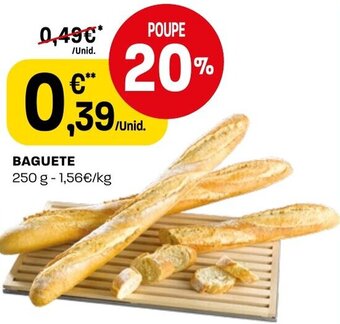 Intermarché Baguete 250g promoção