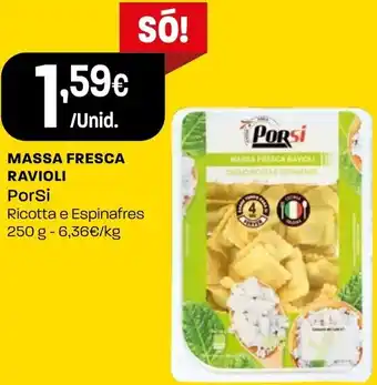 Intermarché Massa Fresca Ravioli PorSi 250g promoção