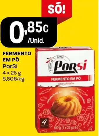 Intermarché Fermento em Pó PorSi 4 x 25g promoção