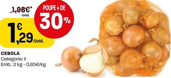 Intermarché Cebola 2kg promoção