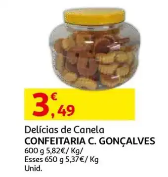 Delícias de Canela Confeitaria C. Gonçalves 600g