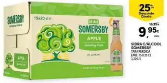 Continente Sidra C/ Álcool Somersby 15x20cl promoção