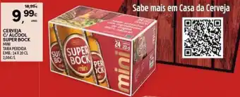 Continente Cerveja C/ Álcool Super Bock Mini 24x20cl promoção
