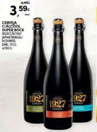 Continente Cerveja C/ Álcool Super Bock 75cl promoção