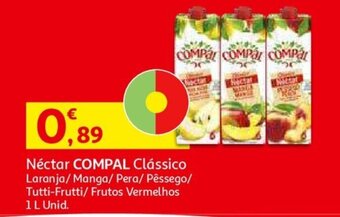 Auchan Néctar Compal Clássico 1L promoção